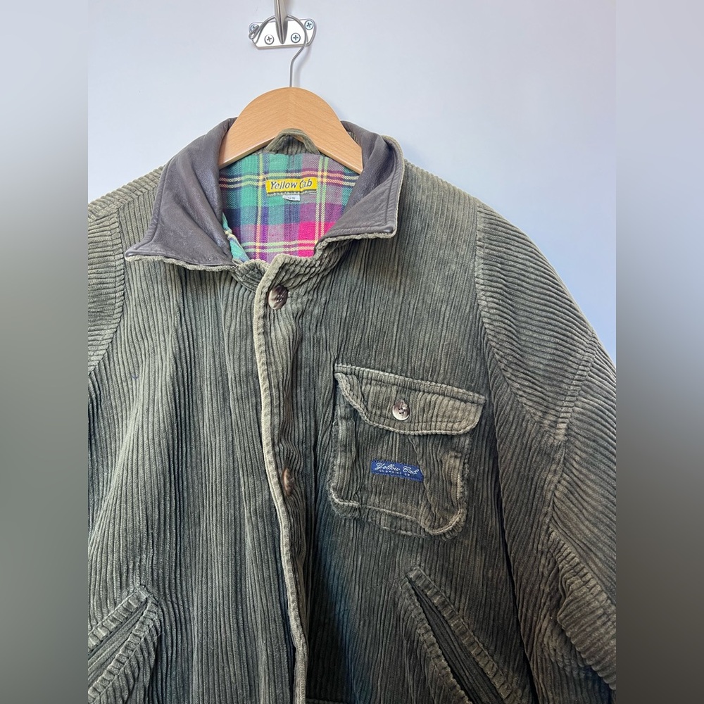 Vintage Yellow Cab Clothing Co. Corduroy Chore Field Coat Size 52 - Picture 3 of 14